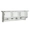 Alaterre Furniture Country Cottage Coat Hooks and Bench Set, White Antique Finish ACCA0304WA - alternate 4